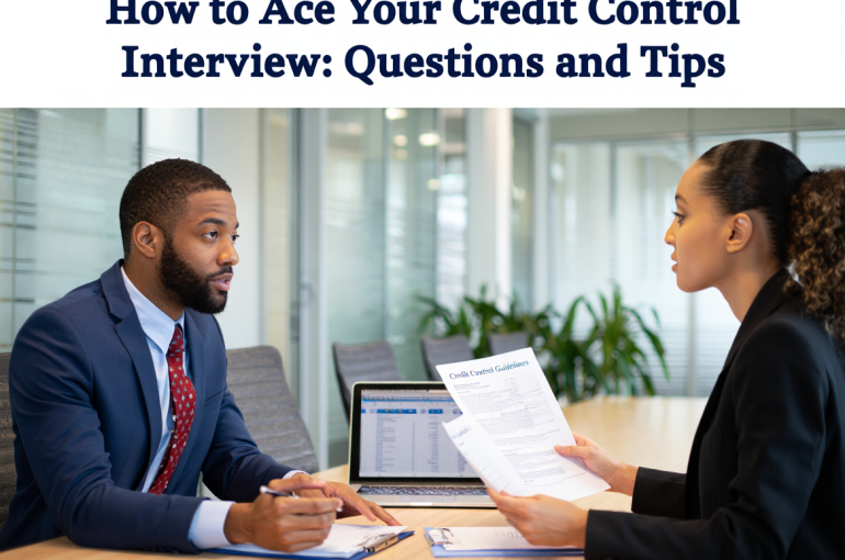 How to Ace Your Credit Control Interview: Questions and Tips