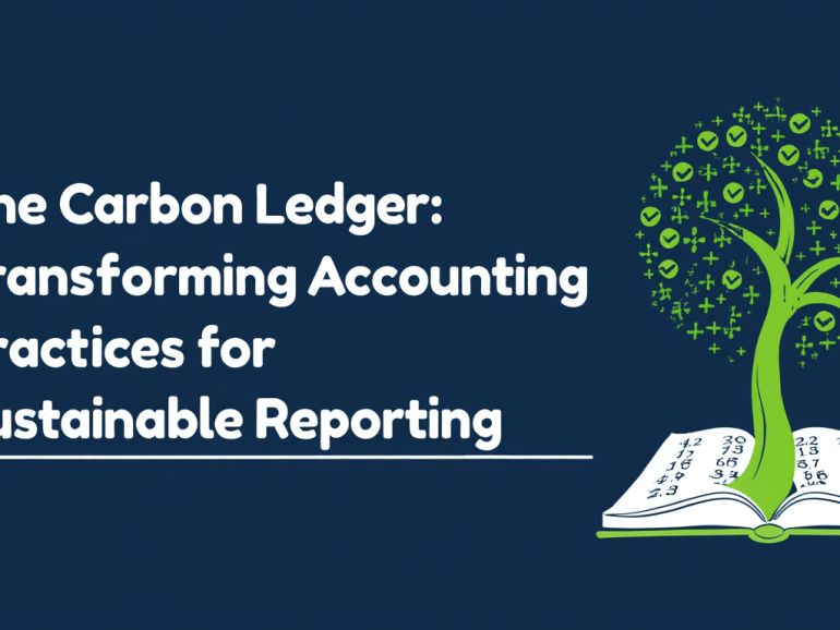 The Carbon Ledger: Transforming Accounting Practices for Sustainable Reporting